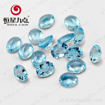 Gemstone Oval Corte natural para jóias de prata esterlina